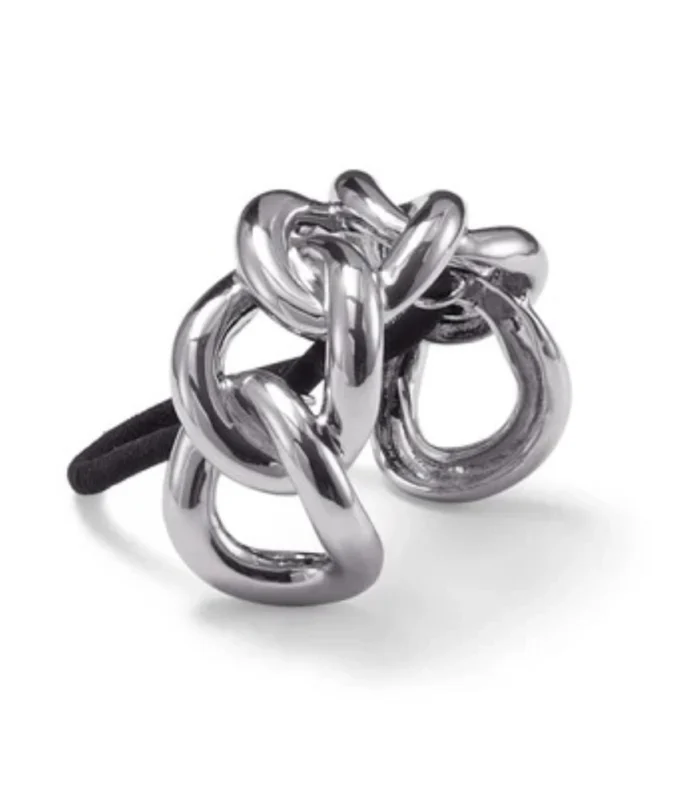 Elena Chain Pony Cuff Silver