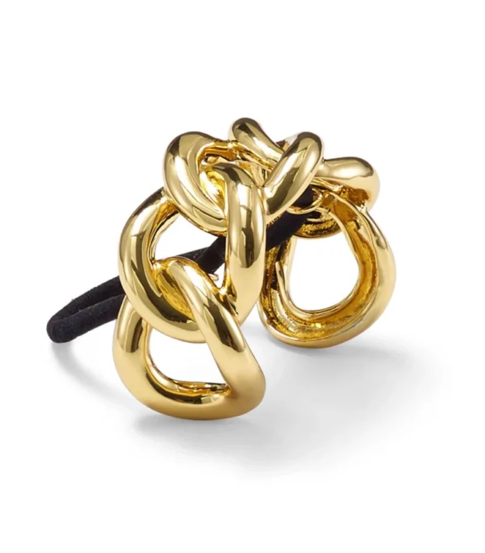 Elena Chain Pony Cuff Gold