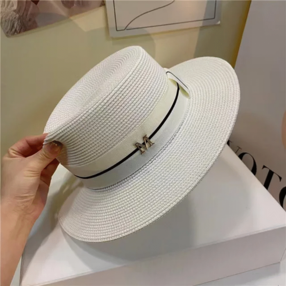 M' white hat