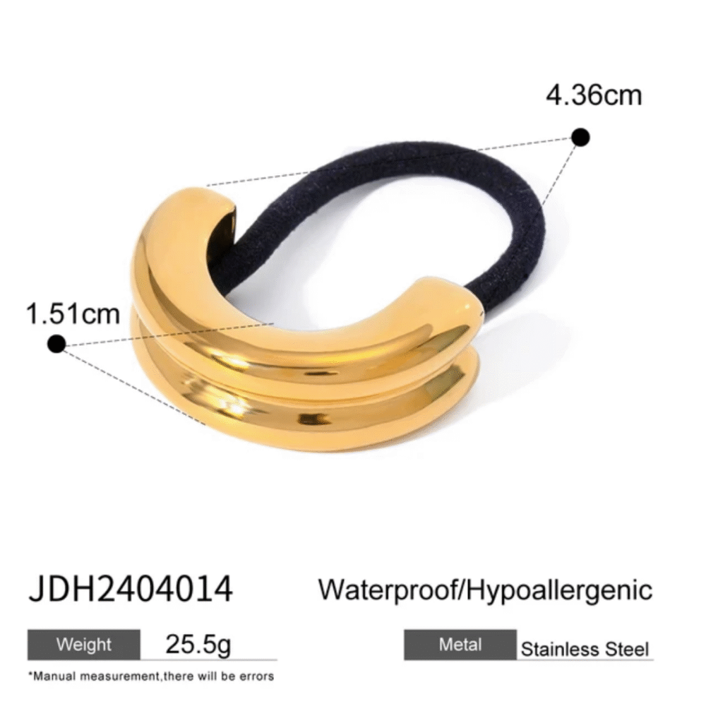 Petite Glossy Double Arch Pony Cuff. – Image 2