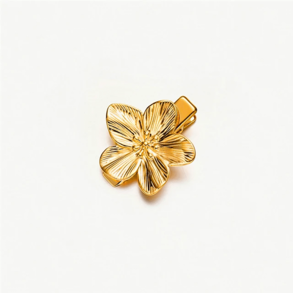 Flower hair clip set of 2