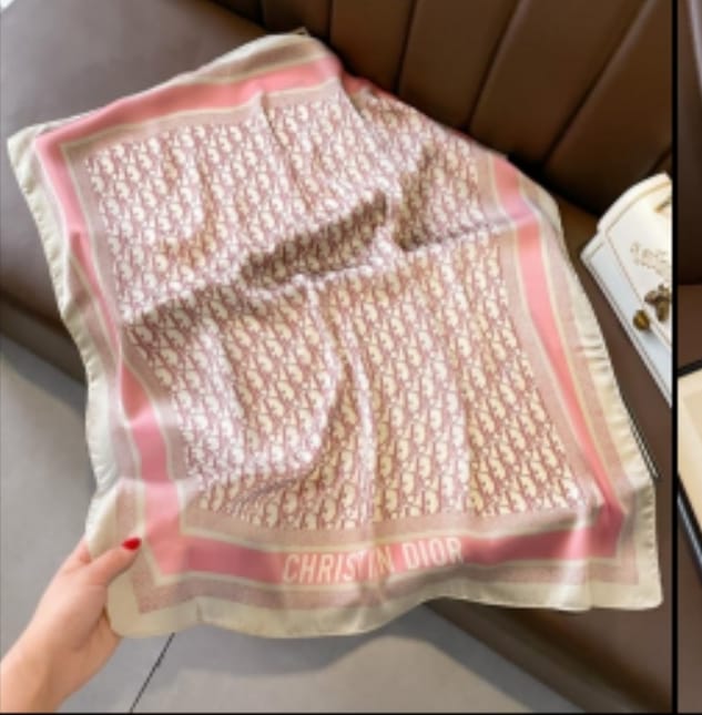 Oblique D Square Scarf
