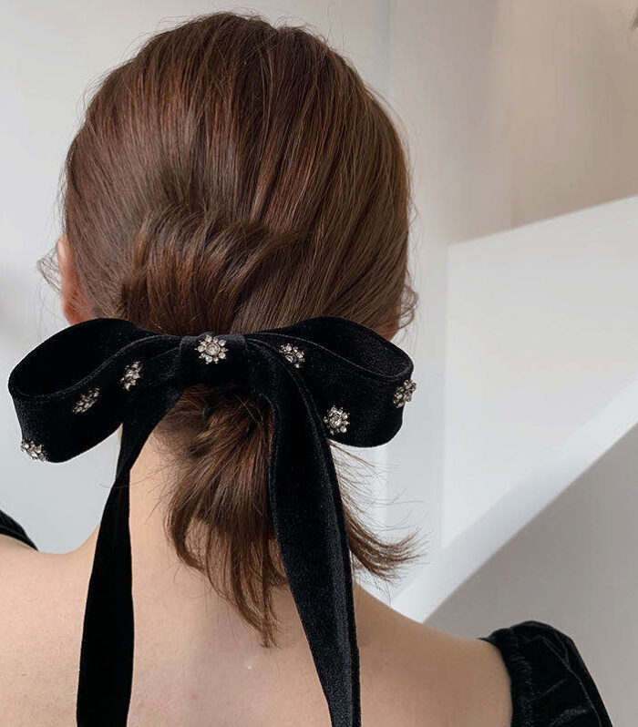 Hair Bow Nuit Étoilée