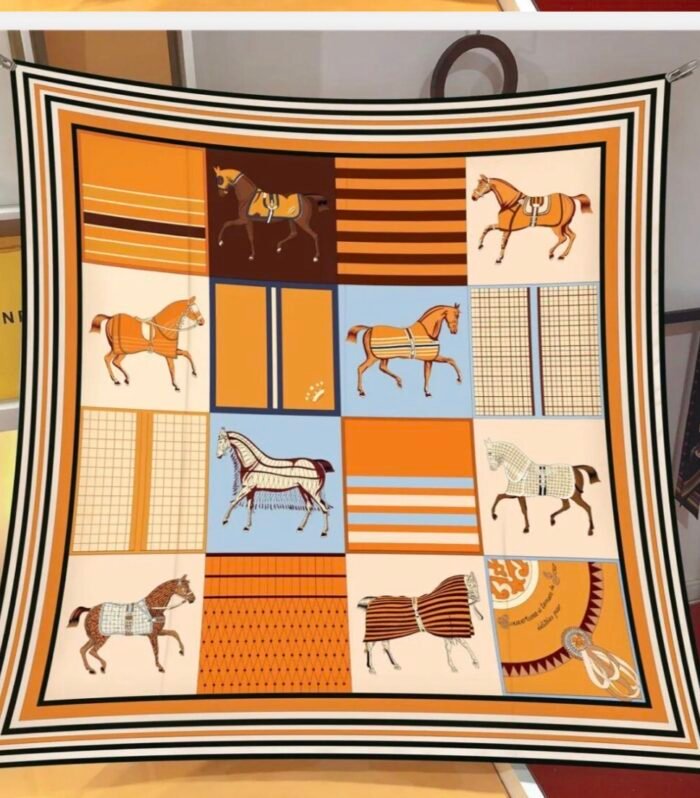 H Brown Scarf