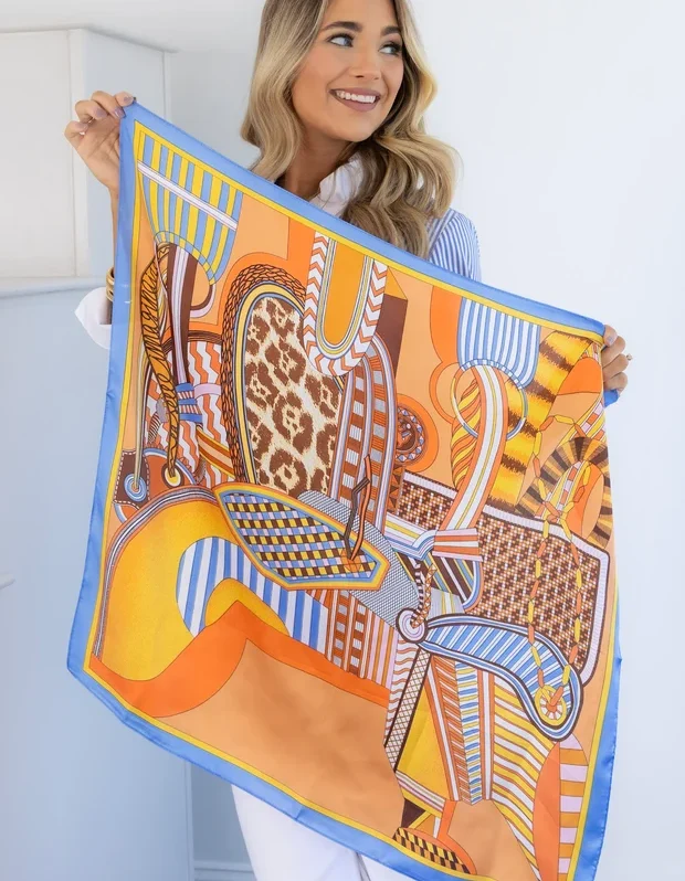 H Orange Scarf